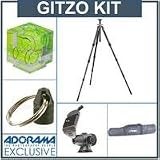 Gitzo GT3541L Series 3 6X C.F.Long Tripod Kit, with GH3750QR Head, Quick Release Plate 1373-14, Adorama Deluxe Tripod Case, Double Bubble Level, Tripod Hanger