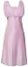 Satin Chiffon Prom Dress Holiday Formal Gown Bridesmaid Crystals Knee-Length Junior Plus Size, 5X, Pink