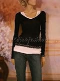 Dolce & Gabbana - $995 New DOLCE & GABBANA Black Gold Deep V Sweater 40 6