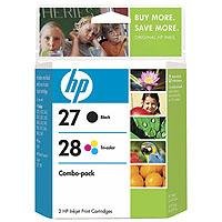 HP 27/28 Ink Cartridge in Retail Packagings, Combo Pack