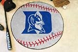 NCAA DUKE BLUE DEVILS BASEBALL SHAPED DOOR MAT RUG