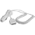Ipod Travel 12V White Car Charger For Ipod Nano, Video, Photo,  Shuffle, Mini & Other Styles