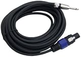 Pyle PPSJ-30 Speakon Speaker Connector to 1/4-Inch Speaker Cable