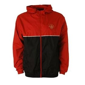 Manchester United FC Authentic EPL Rain/Warm Up Jacket Adult Medium