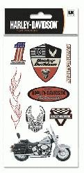 Harley-Davidson Motorcycle Americana Stickers