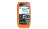 Premium Nokia E71 Silicone Skin Case Sleeve - Orange