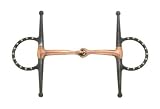 Kelly Silver Star Full Cheek Snaffle - Black Steel - 5 Mouth