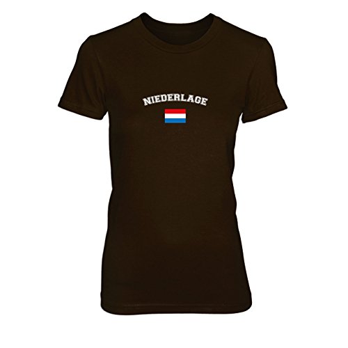Oranje Niederlage – Damen T-Shirt, Größe: M, Farbe: braun