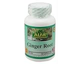 Alfa Vitamins Ginger Root 550 mg 60 caps Fights Nausea Vomiting Digestive Aid