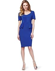 Drop a Dress Size Peplum Shift Dress with Secret Support™