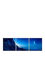 Wall Decor  Fotocuadro Tríptico Moonfar