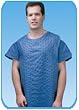3/4 Open Blue Patient Gown -XL