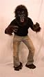 Gorilla-Set, Maske, Handschuhe, F��e