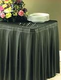 1 Each 22 Feet Institutional Table Skirts - Wholesale Snap Drape Table Skirting Encore SD