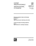 IEC 60672-3 Ed. 2.0 b:1997, Ceramic and glass-insulating materials - Part 3: Specifications for individual materials
