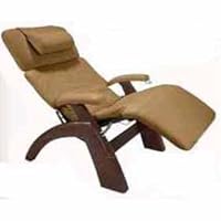 The Human Touch Power Electric Perfect Chair Recliner - PC95 / PC-095 Dark Walnut Recline Wood Base - Interactive Health Zero Anti Gravity Chair