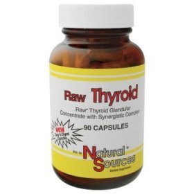 Natural Sources - Raw Thyroid, 60 capsules