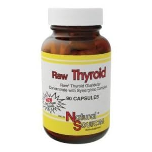 Natural Sources - Raw Thyroid, 90 capsules by Natural Sources