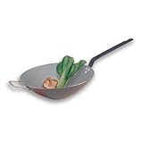 World Cuisine 15 3/4 Inch Carbon Steel Wok
