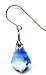 Baroque Sapphire Crystal Earrings Swarovski Gold Jewelry Gift Boxed