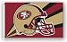 San Francisco 49ers NFL Helmet Design 3'x5' Banner Flag by Fremont Die