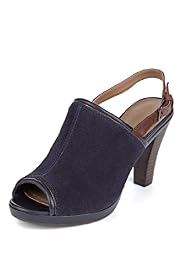 Footglove™ Fashion Suede Stiletto Heel Slingback Shoes