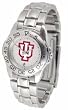 Indiana Hoosiers Gameday Sport Ladies' Watch with a Metal Band
