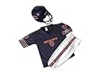Chicago Bears Youth NFL Team Helmet and Uniform Set