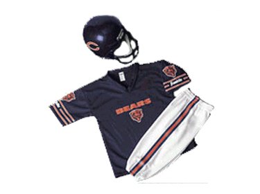Chicago Bears Youth NFL Team Helmet and Uniform Set