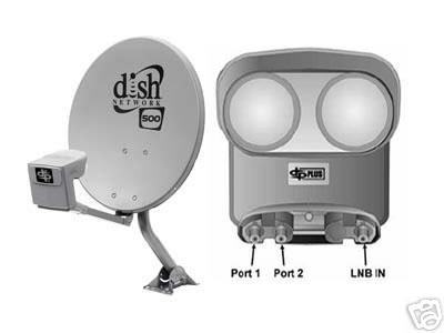 DISH Network Satellite 500 w/ DPP Twin Pro Plus LNB DISH Network Satellite 500 w/ DPP Twin Pro Plus LNB