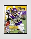 Adrian Peterson 2007 NFL Rookie of the Year Double Matted 8 x 10 Photograph (Unframed)