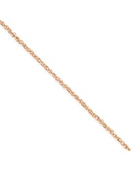 14K Rose Gold 18in 1.7mm Ropa Necklace Chain. Metal Wt- 2.49g