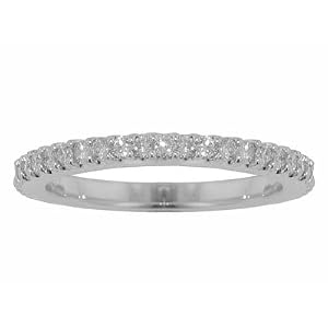 0.75 Ct TW Ladies Round Diamond Wedding Band in Shared Prong Ring 14k</span>&nbsp;<span style=
