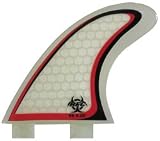 Rainbow R8 Pro Core Surfboard Fin Set - FCS Base - Clear