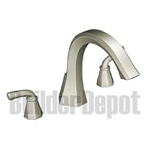 Moen Showhouse TS243BN Felicity Two Handle Roman Tub Faucet, Brushed Nickel