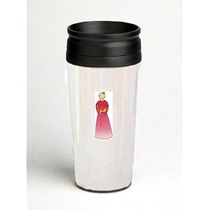 16 oz. Double Wall Insulated Tumbler with man in robe - Paper Insert by SHOPZEUS