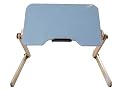 On Sale! Portable Laptop Table, Eco-friendly Wood, Cyan