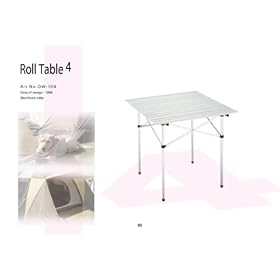4-Person Roll-Up Aluminum Table-2 Years Warranty-High Quality Product