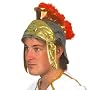 Roman Helmet Plastic with Hair