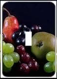 Light Switchplate Cover - Single Toggle - Metal-Designer Switch Plate: Kitchen/Fruits/Food - (SCSFO-009)