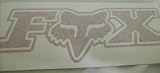 Fox Racing Decal Sticker (New) Red X2