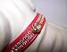 Kitchen & Housewares : Arizon Vinyl Dog Collar 10in Red 47P