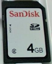 Sandisk 4GB Secure Digital SD HC Memory Card (SDSDB-4096, BULK, No Reader)