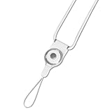 WHITE Detachable Cell Phone Neck Lanyard