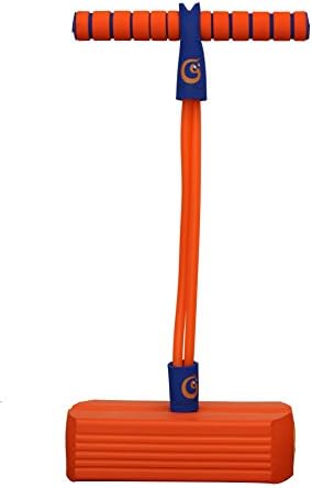 GaGaBang - Fun and Safe Pogo Stick For Toddlers - High Quality, Durable Foam and Bungee Jumper For Ages 3+, Supports up to 250lbs, Foam Orange