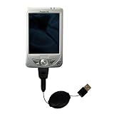 Retractable USB Cable for the Medion MDPPC 150 with Power Hot Sync and Charge capabilities - Gomadic Brand w/ TipExchange Technology