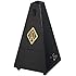 Wittner 806M Wood Case Metronome without Bell, Matte Black