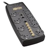 Tripp Lite HT1010SAT3 10 Outlets 3345 Joules RJ11/45 Home Theater Surge Suppressor