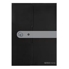 Herlitz 11206695 Dokumententasche 6er Pack PP A4 schwarz