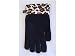 Baking Beauty's Oven Gloves Lily Black with Leopard Trim Oven Gloves 1-pair